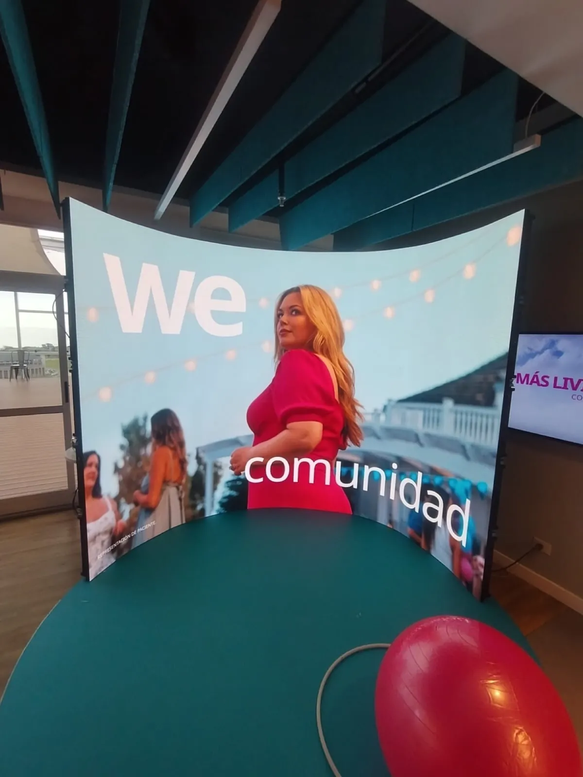 Geometría LED creativa para cámara